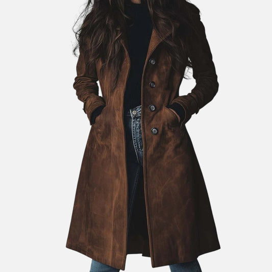 Juliette | Trenchcoat van suède